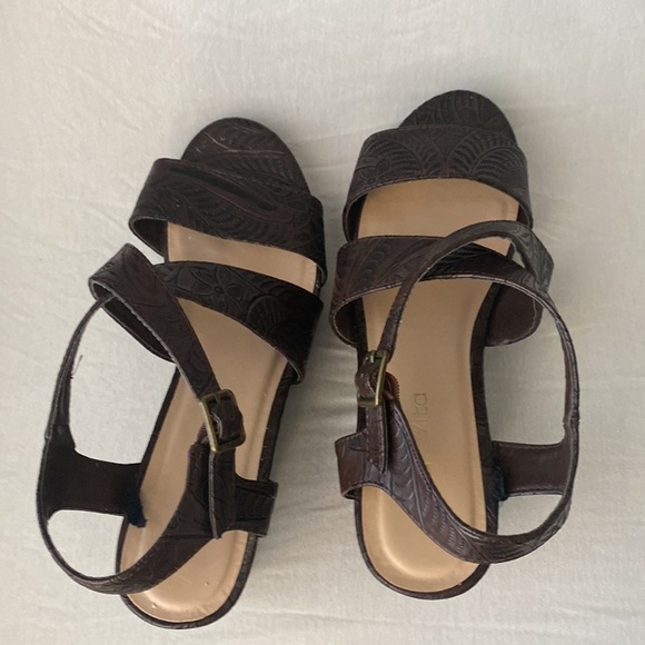 Bella vita sandals, brown. - Picture 6 of 7
